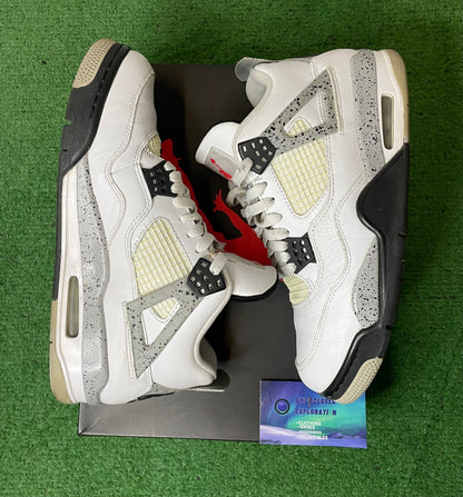 Jordan 4  white cement 2016 size 8.5men/10women