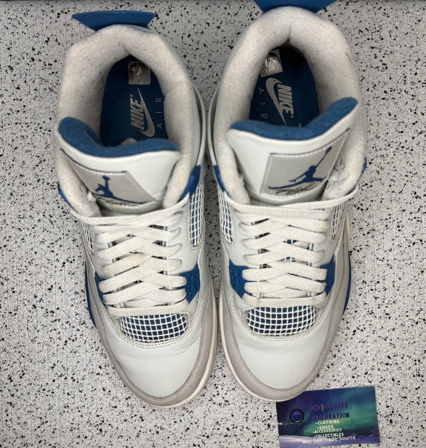 Jordan 4 Military Blue 10 Men/11.5 Women “Preowned”