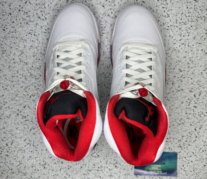 Jordan 5 Fire Red 10.5 Men/12 Women “Preowned”