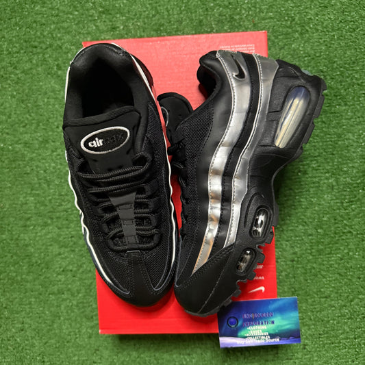 Nike Air Max 95 Big Bubble Black Metallic Silver