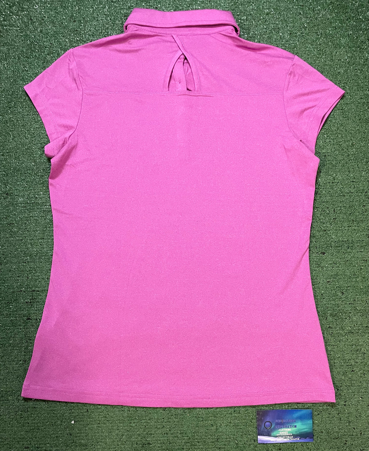 Columbia sunlight peak pink polo