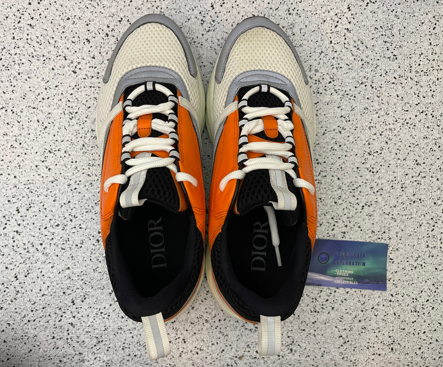 Dior B22 White Orange 42 EU/9 Men “Preowned”