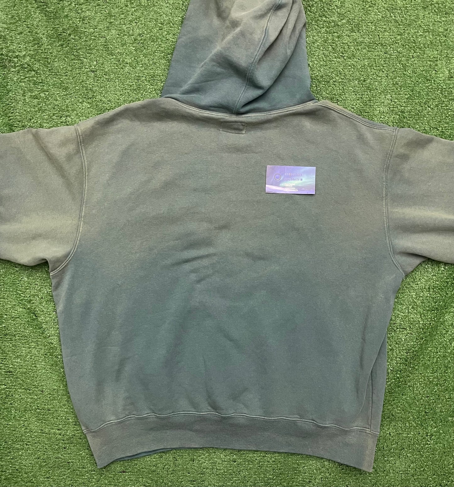 Supreme Overdyed S Logo Hoodie Teal