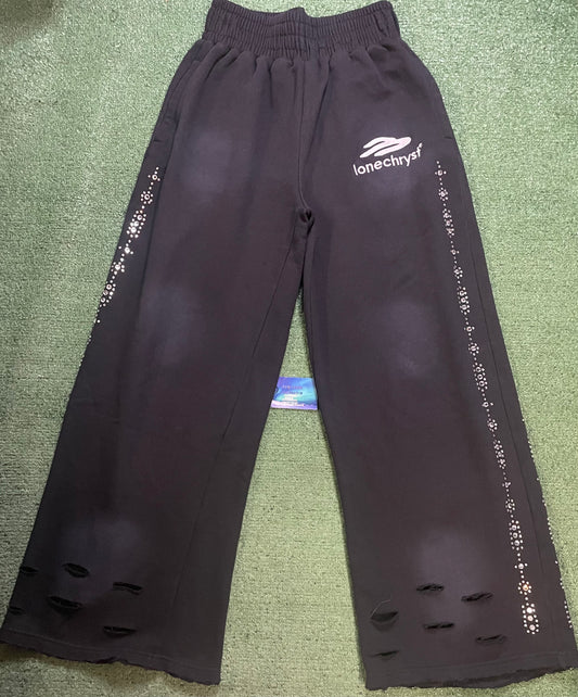 Lonechryst Onyx Trance Sweats