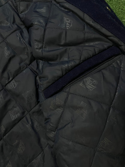 Vintage 2000s Seattle Seahawks suede & leather jacket