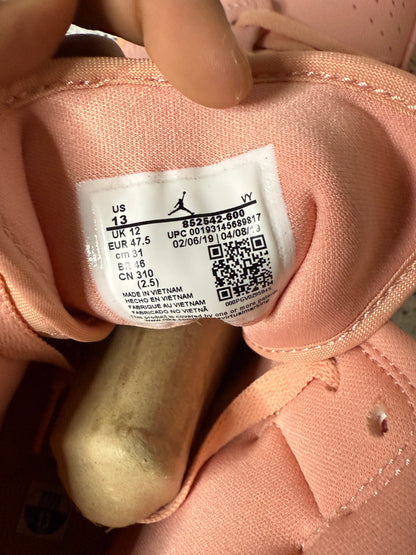 Jordan 1 Mid Coral Gold