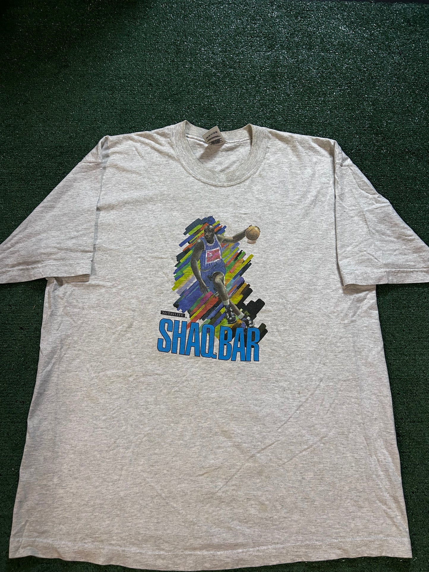 Vintage 1990s Nutrilite SHAQ Bar Shaquille NBA tee