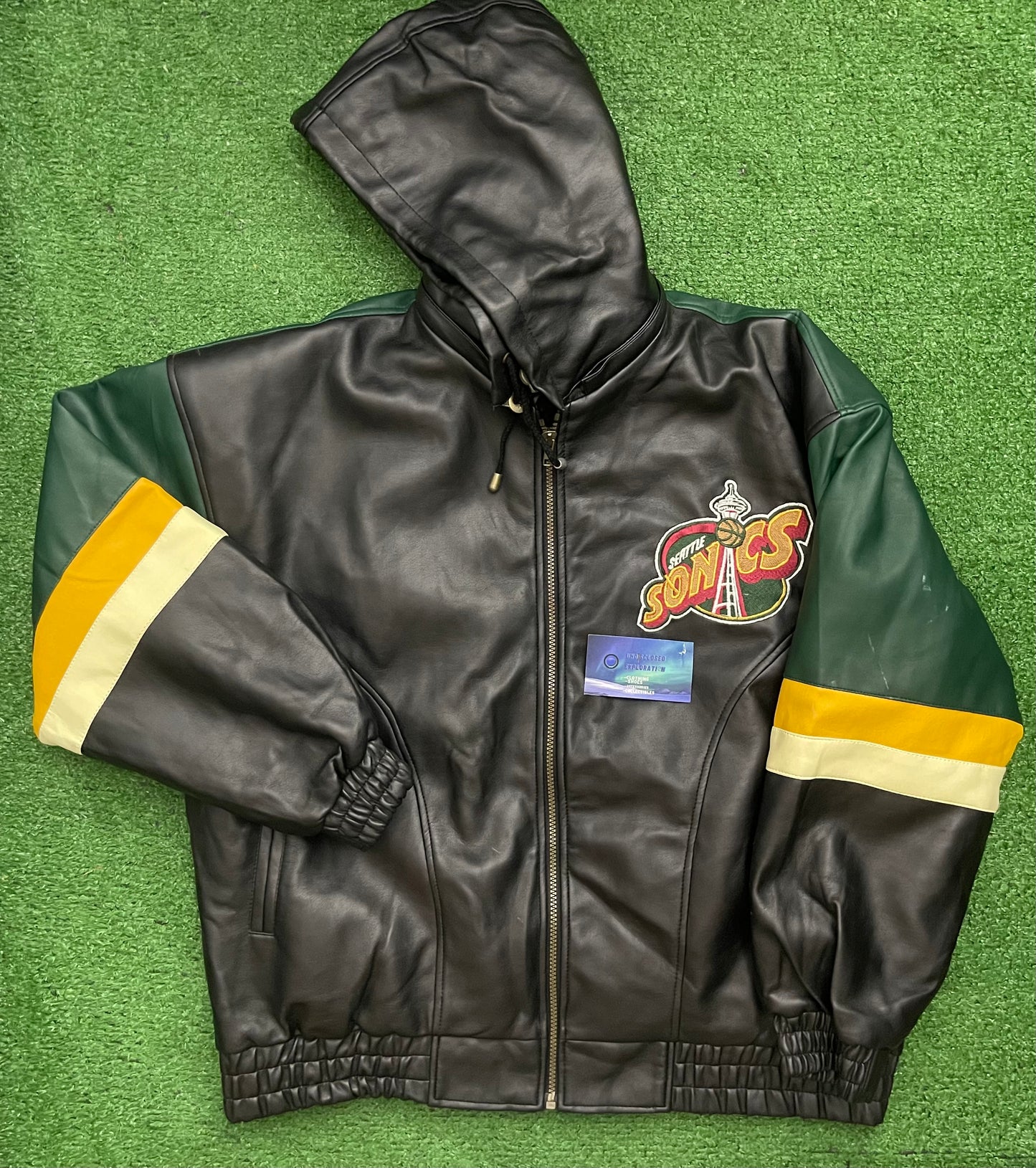 Vintage Seattle SuperSonics Leather Jacket