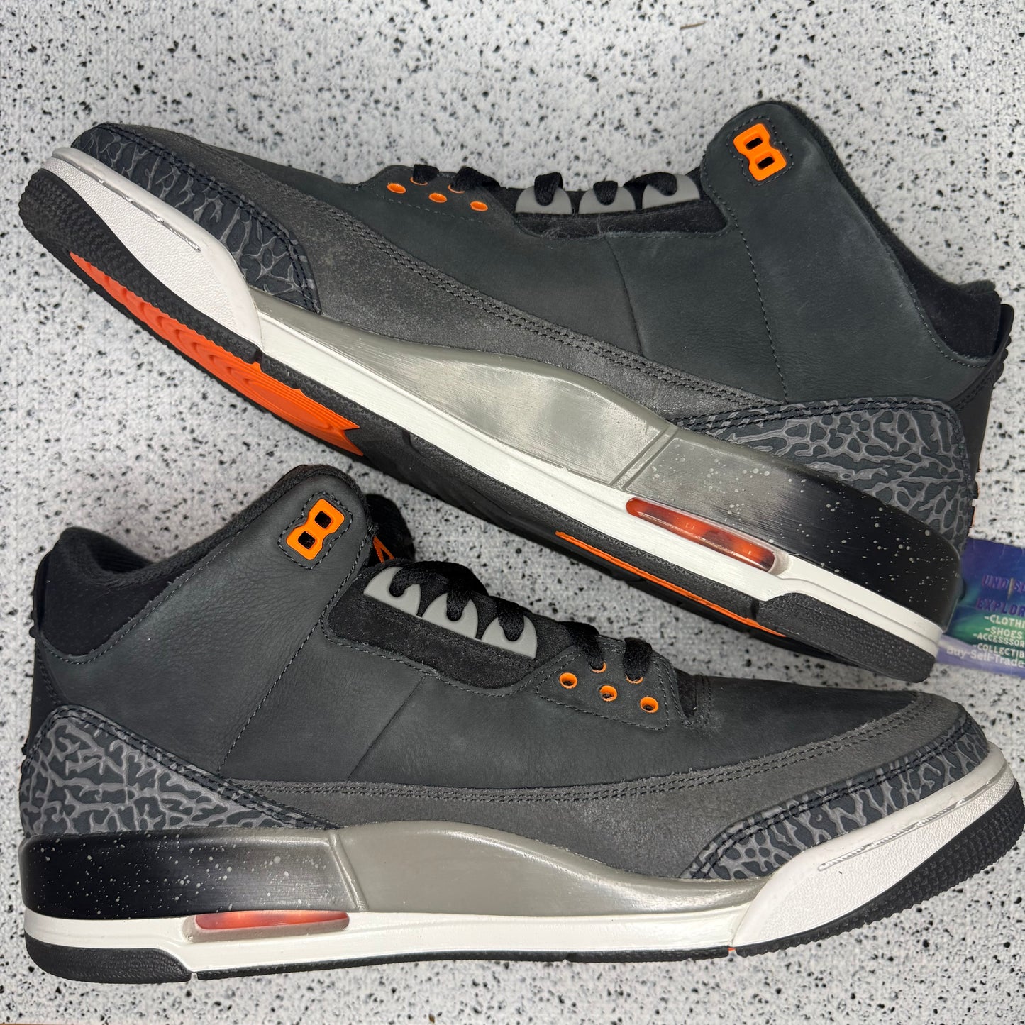 Jordan 3 Fear 13 Men “Preowned”