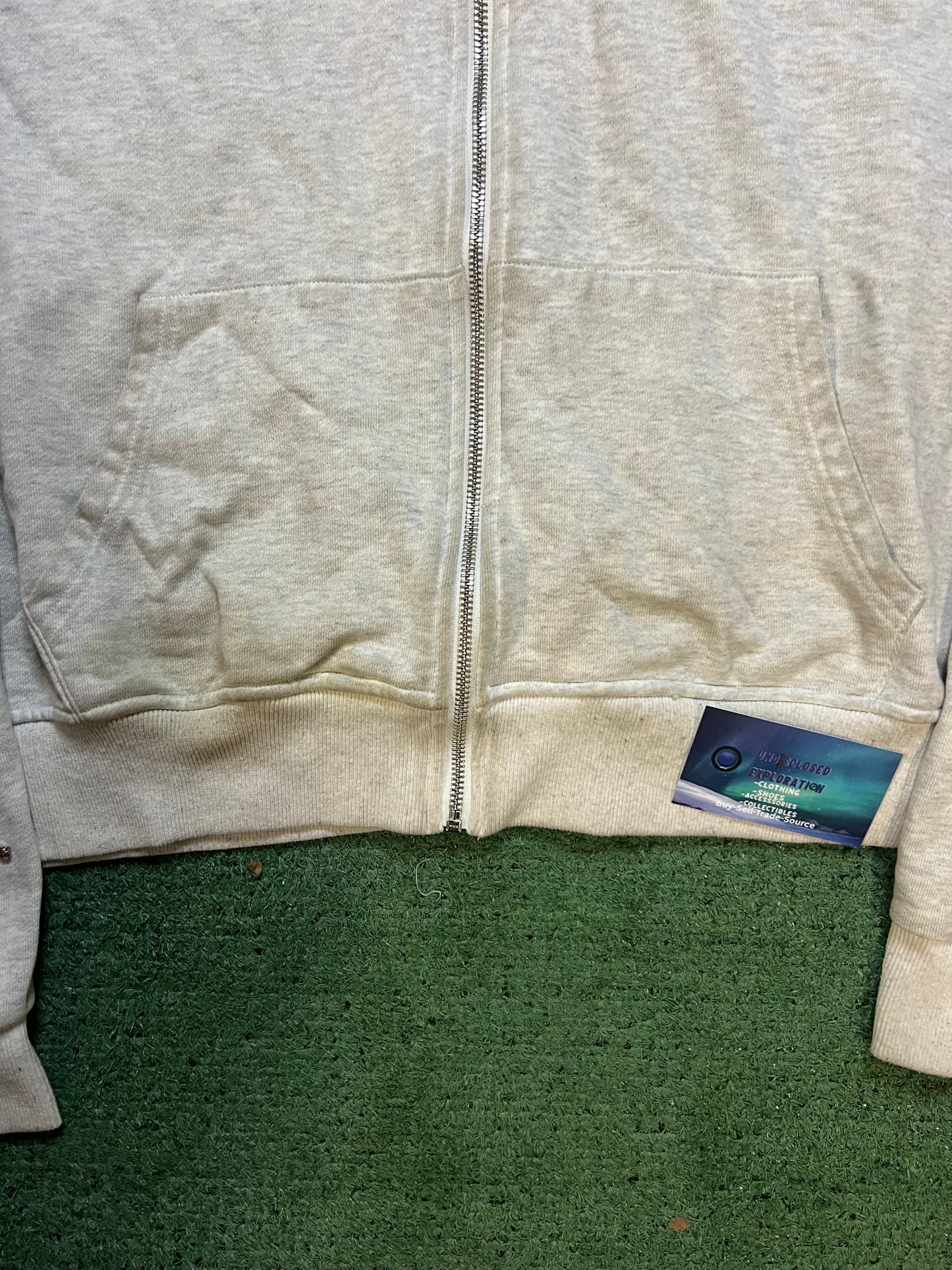 Azva studios crystal grey hoodie