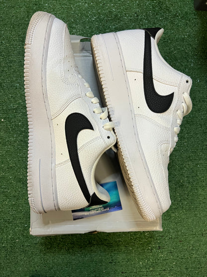 Nike Air Force 1 low white black size 10men/11.5women