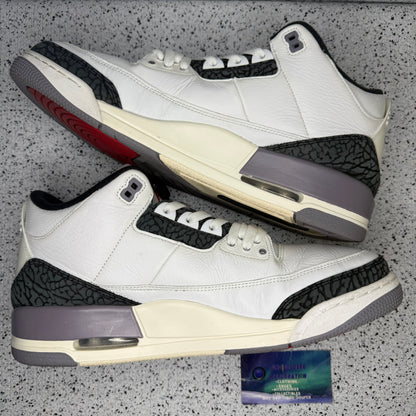 Jordan 3 Cement Grey 13 Men “Preowned”