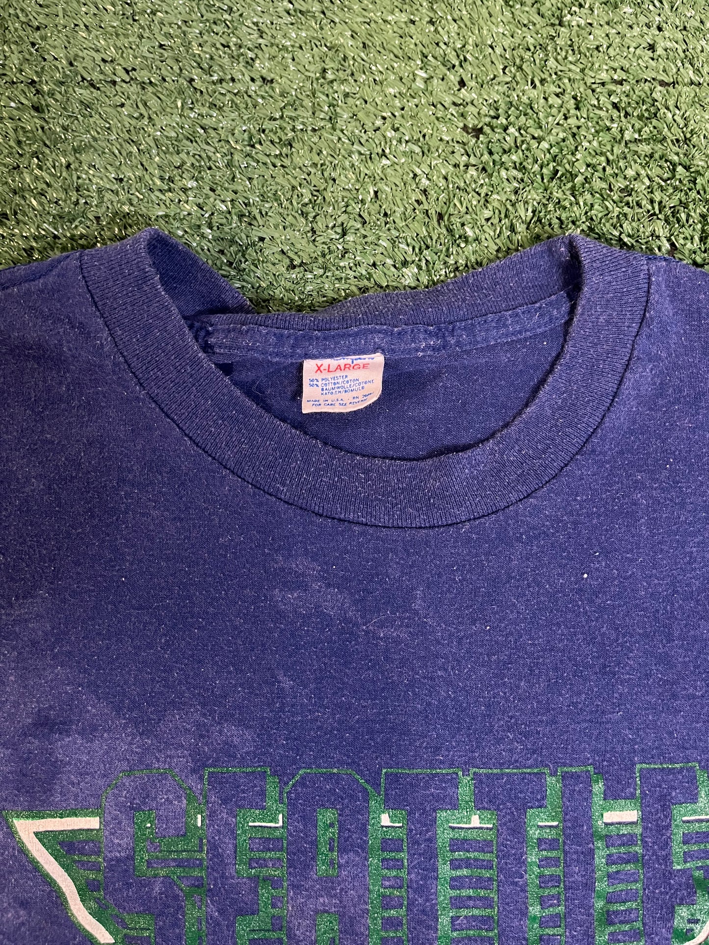 Vintage 1980 Seattle Seahawks champion tee