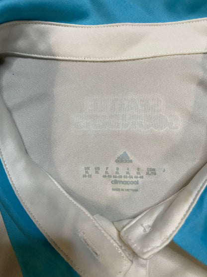Seattle Sounders 2017/2018  white and blue away jersey