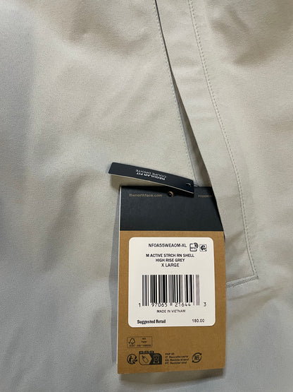 The North Face Grey Active Rain Shell Dryvent Waterproof Jacket