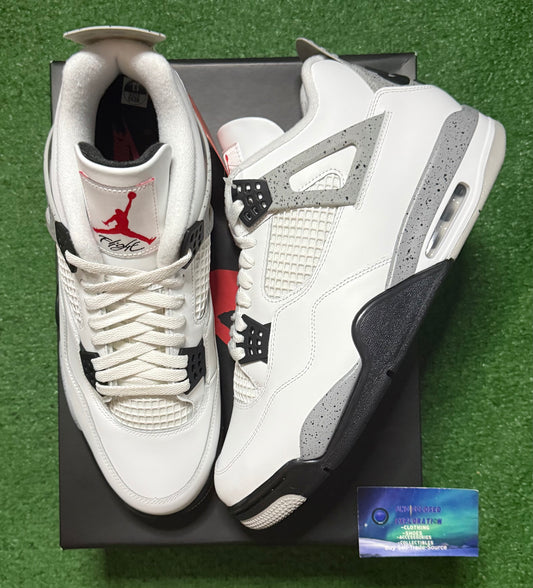 Jordan 4 White Cement