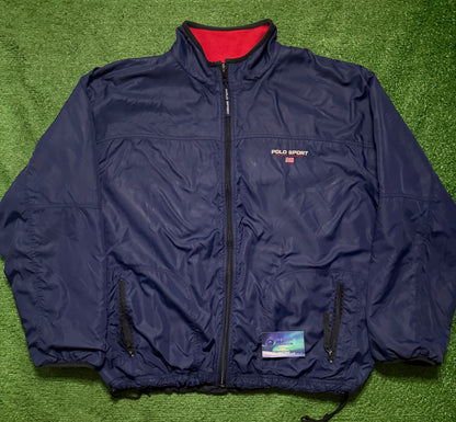 Vintage Polo Ralph Lauren Sport Reversible Jacket