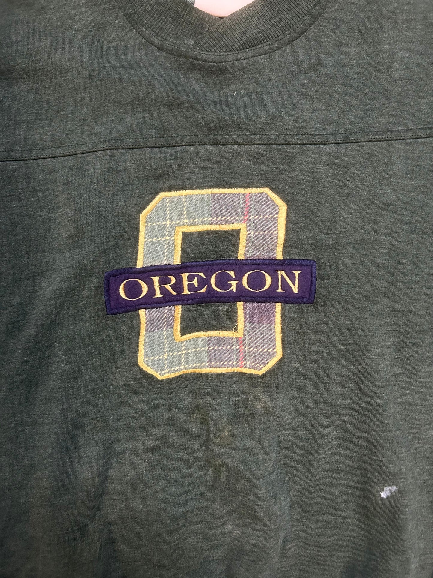 Vintage 1990s Oregon green crewneck