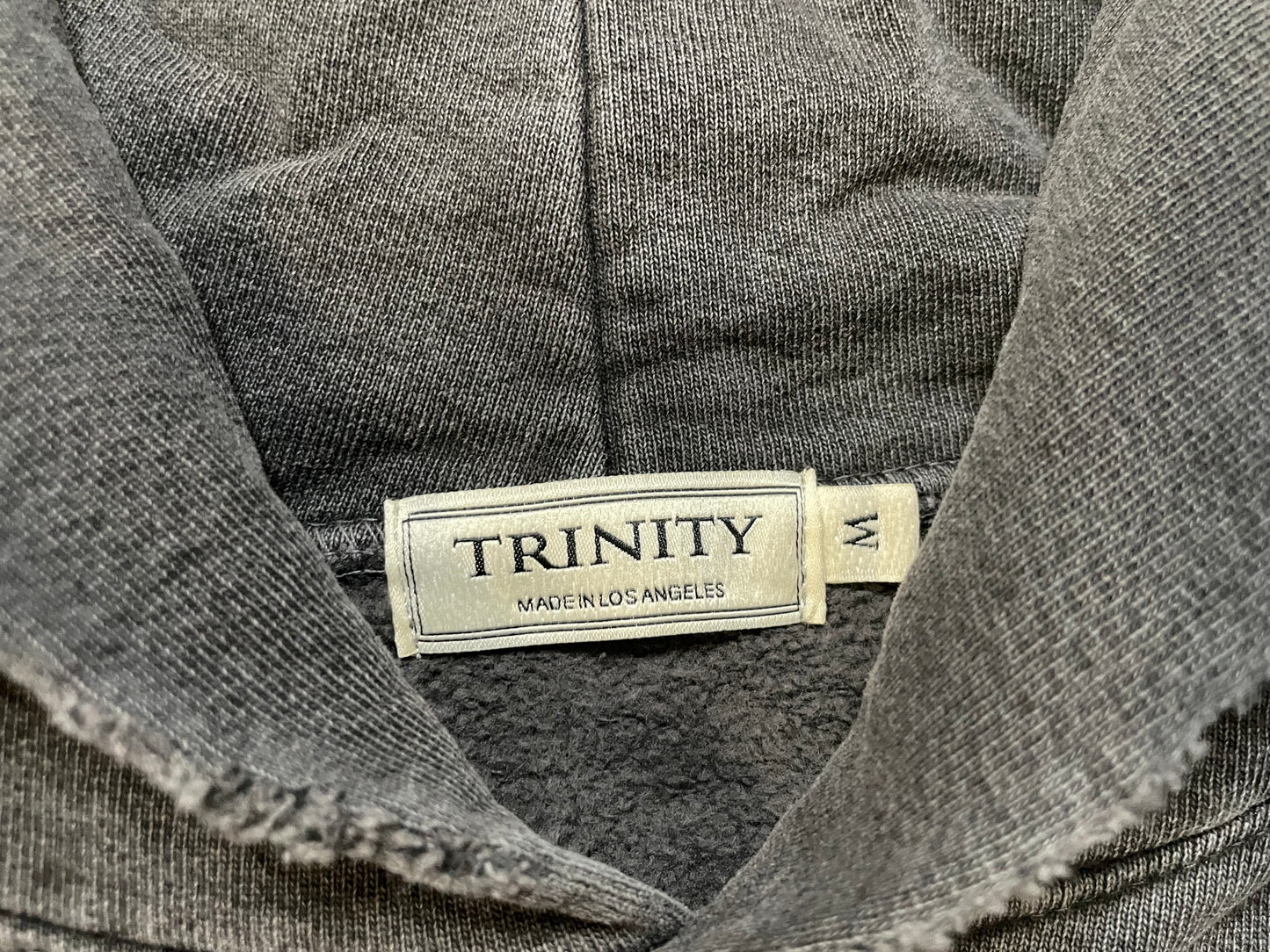 Trinity Mike Tyson grey pullover hoodie