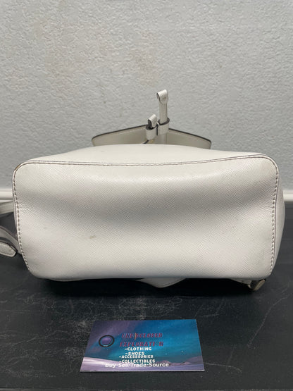 Kate Spade Lizzi white backpack