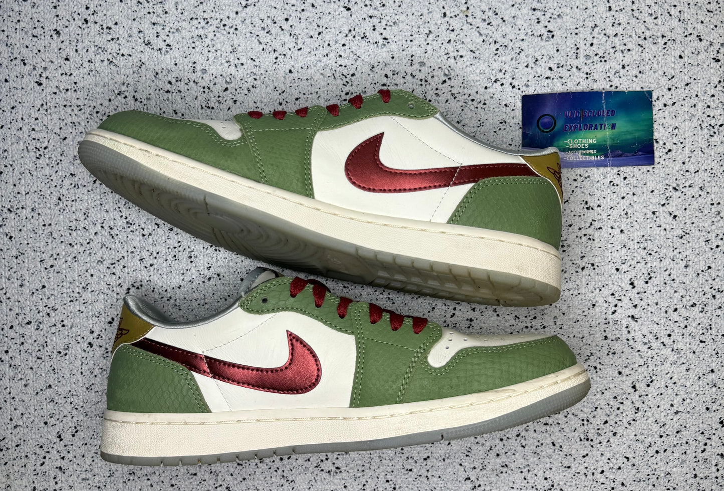 Jordan 1 Low Year of Dragon 10 Men/11.5 Women “Preowned”