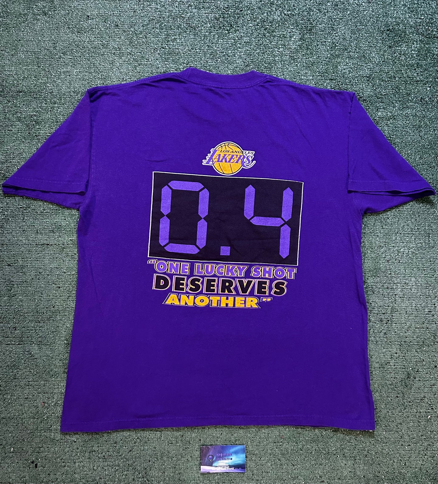 Vintage 2000s Lakers playoff double sided  tee