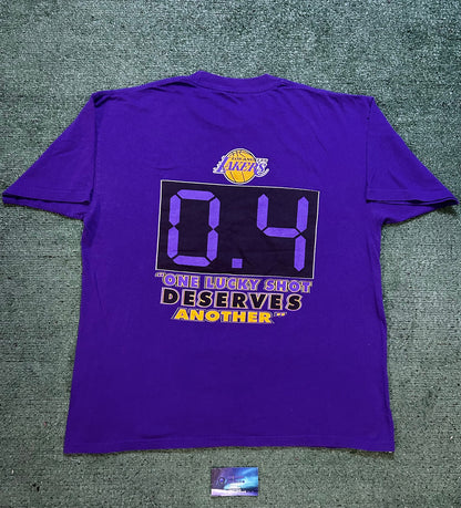 Vintage 2000s Lakers playoff double sided  tee