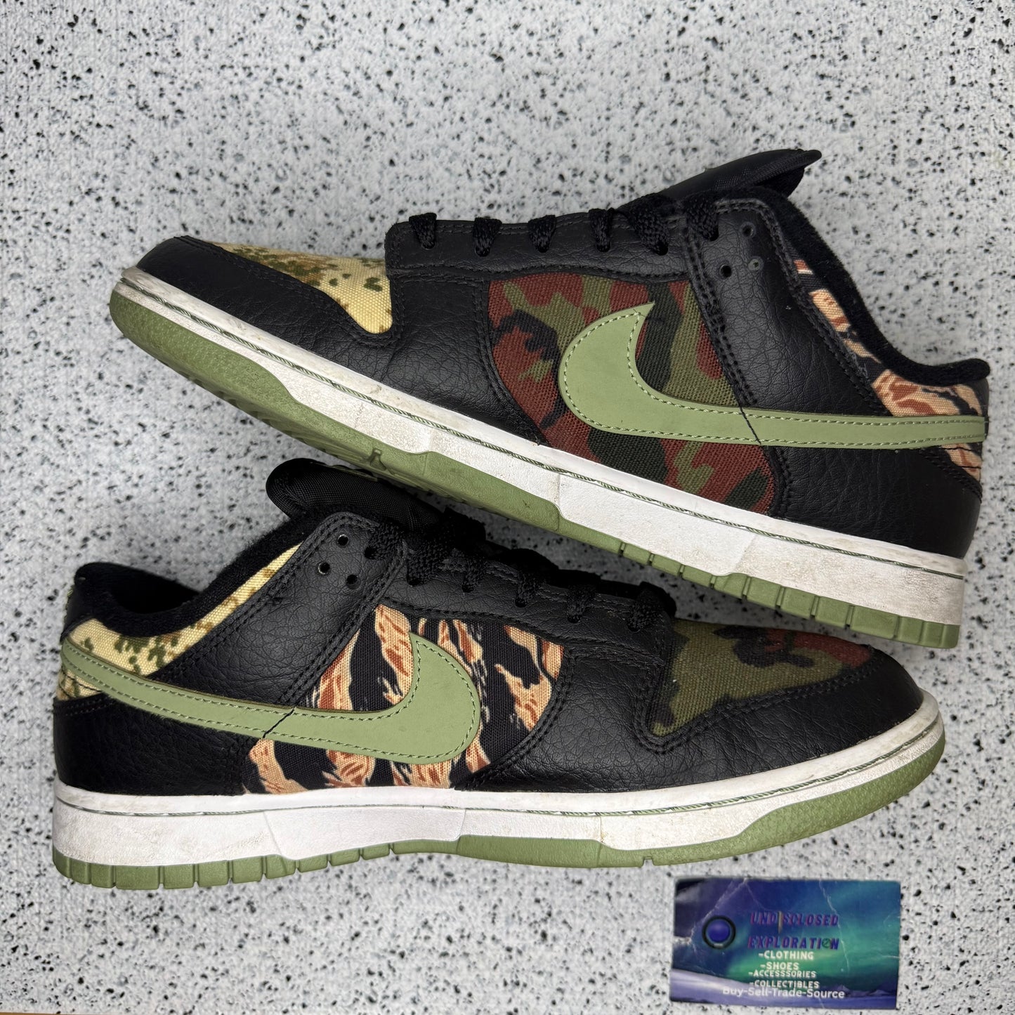 Nike Dunk Low Crazy Camo 9.5 Men “Preowned”