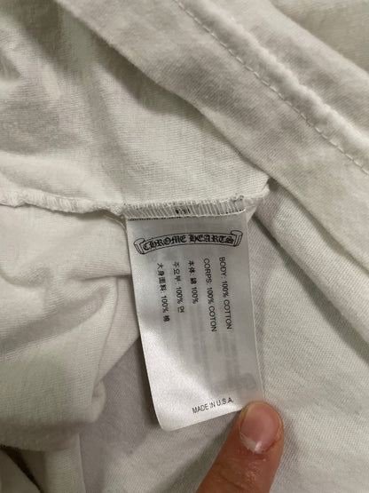 Chrome Hearts neck logo white longsleeve