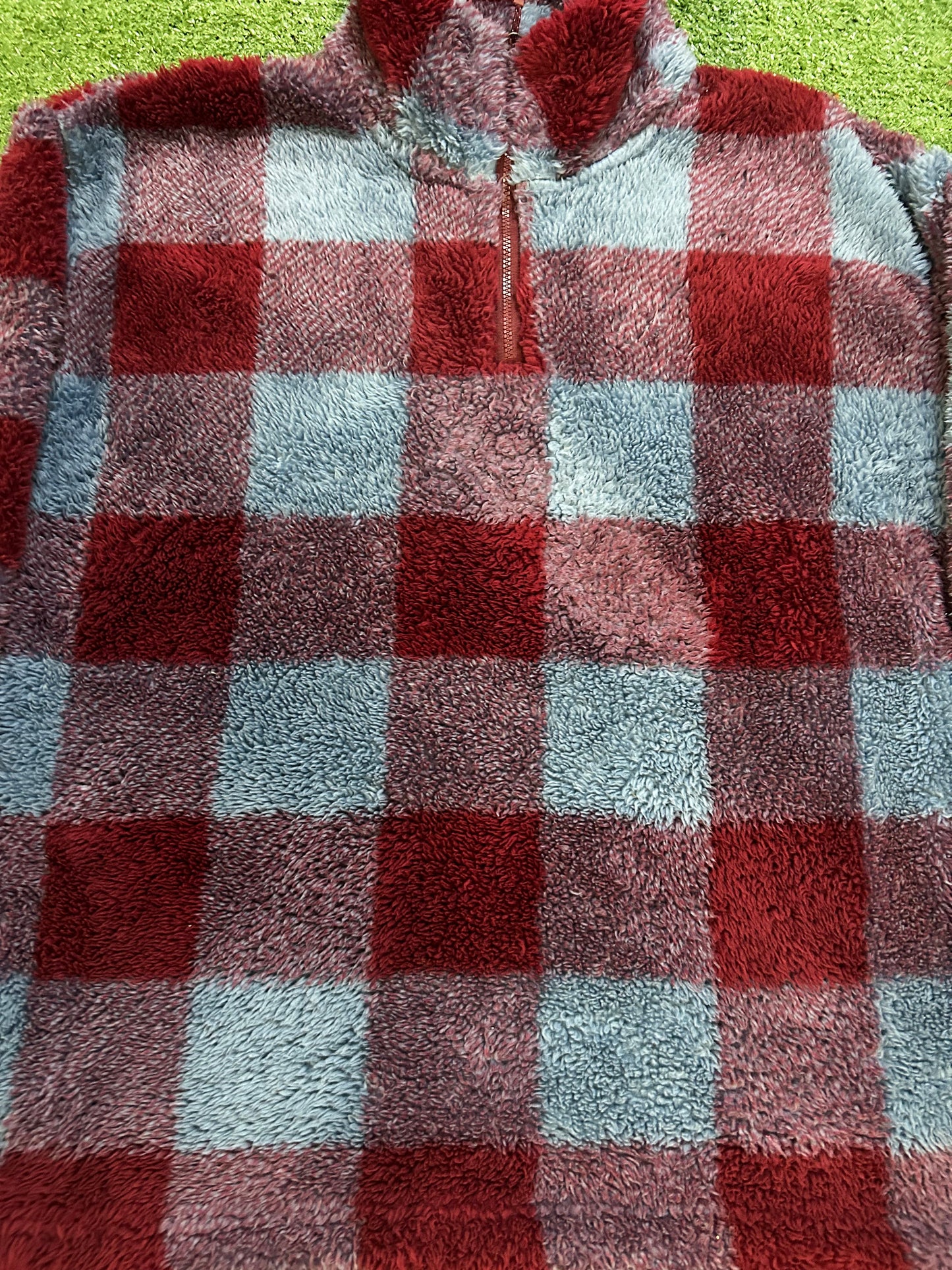 Eddie Bauer plush quarter zip