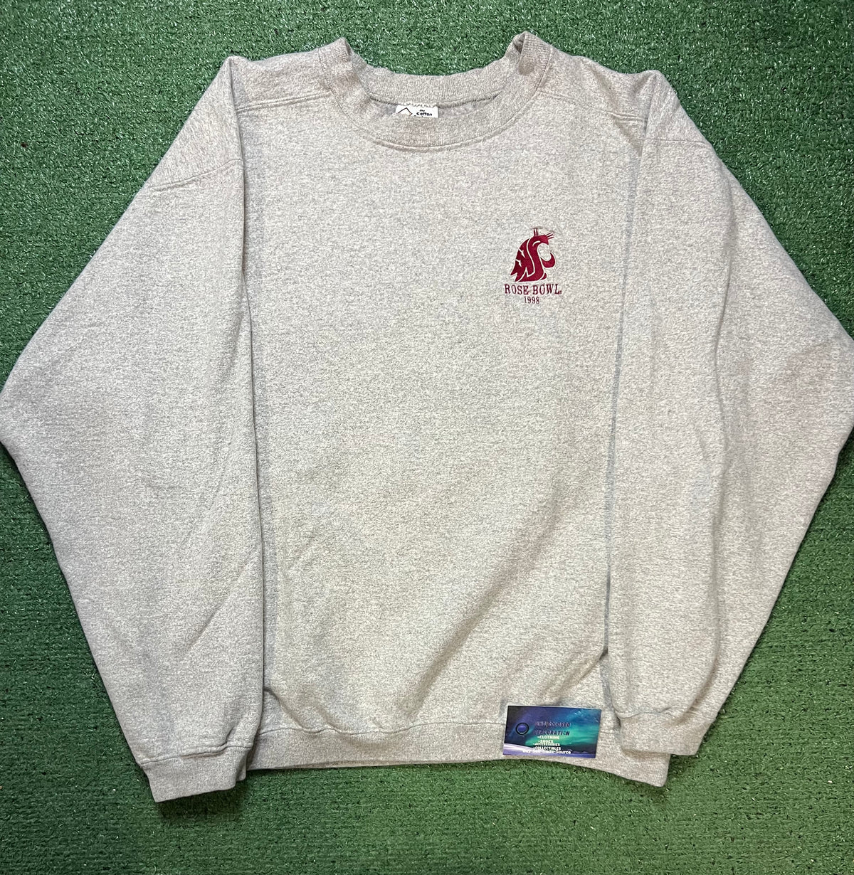 Vintage 1998 rose bowl WSU Washington state University embroidered crewneck