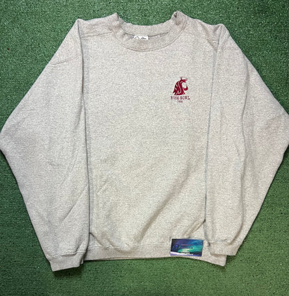 Vintage 1998 rose bowl WSU Washington state University embroidered crewneck