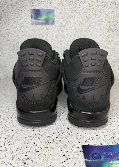 Jordan 4 Black Cat 10.5 Men/12 Women “Preowned”