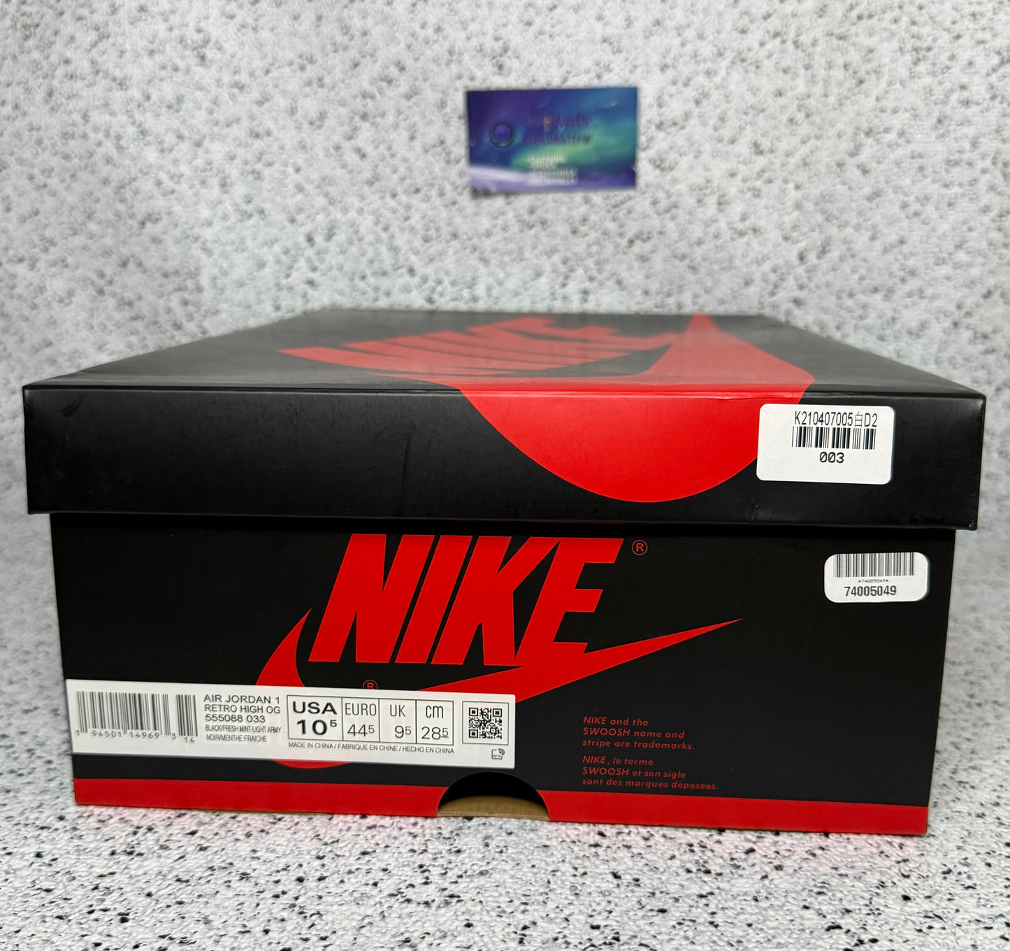 Jordan 1 Shadow Patina 10.5 Men/12 Women “Preowned”