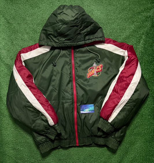 Vintage Seattle SuperSonics Jacket Fan Gear