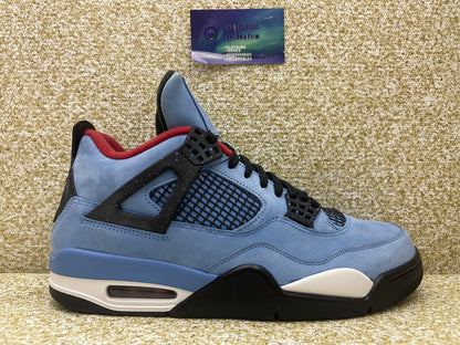 Jordan 4 Travis Scott Cactus Jack 10 Men/11.5 Women “Preowned”