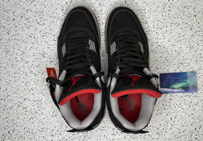 Jordan 4 Bred 2019 9 Men/10.5 Women “Preowned”