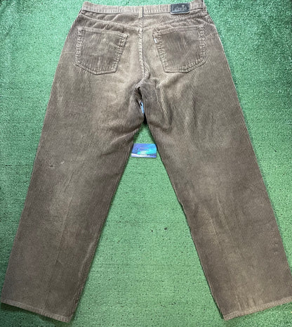 Vintage 1990s Levi’s silver tab brown corduroy jeans