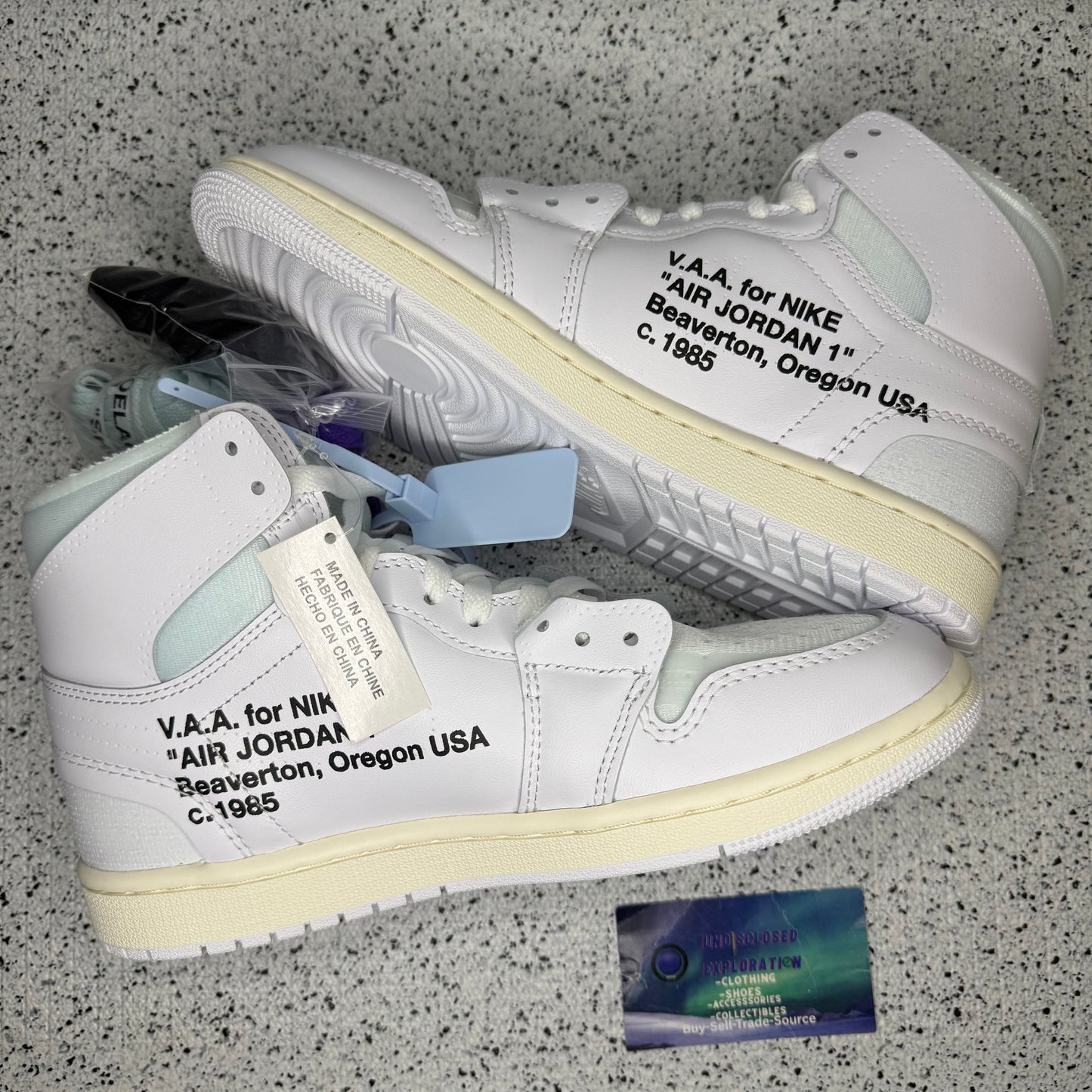 Jordan 1 VAA Alaska Off White