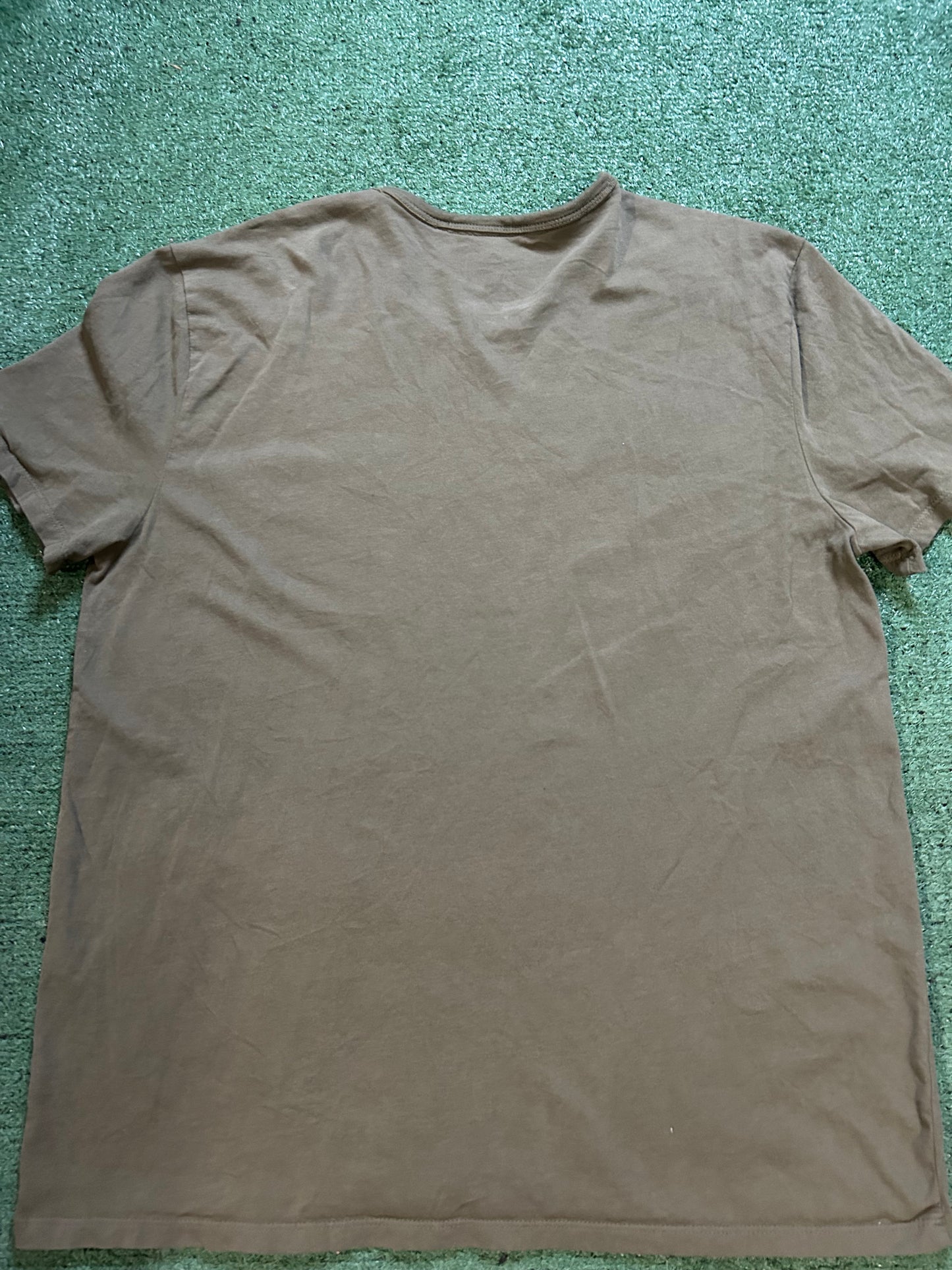 Mutual weave olive green pocket tee