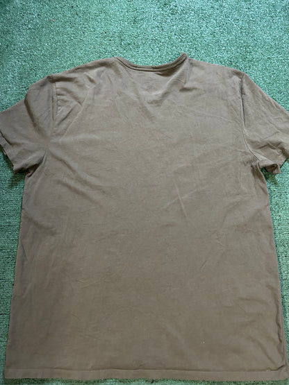 Mutual weave olive green pocket tee