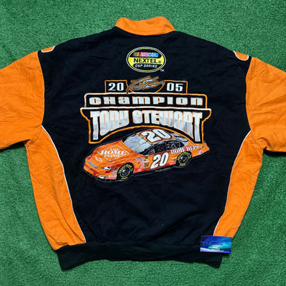 Vintage Tony Stewart Home Depot Nascar Jacket