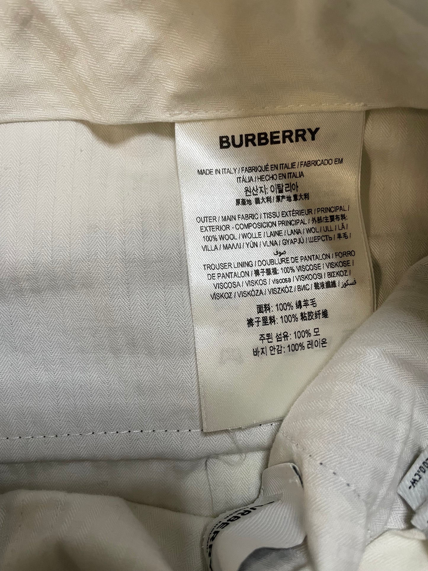 Burberry studded black trousers