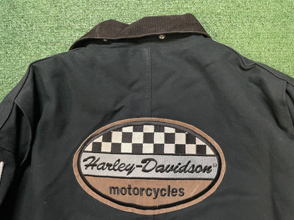 vintage Carhartt C03 Firm Duck Arctic-Lined Traditional Harley Davidson Coat