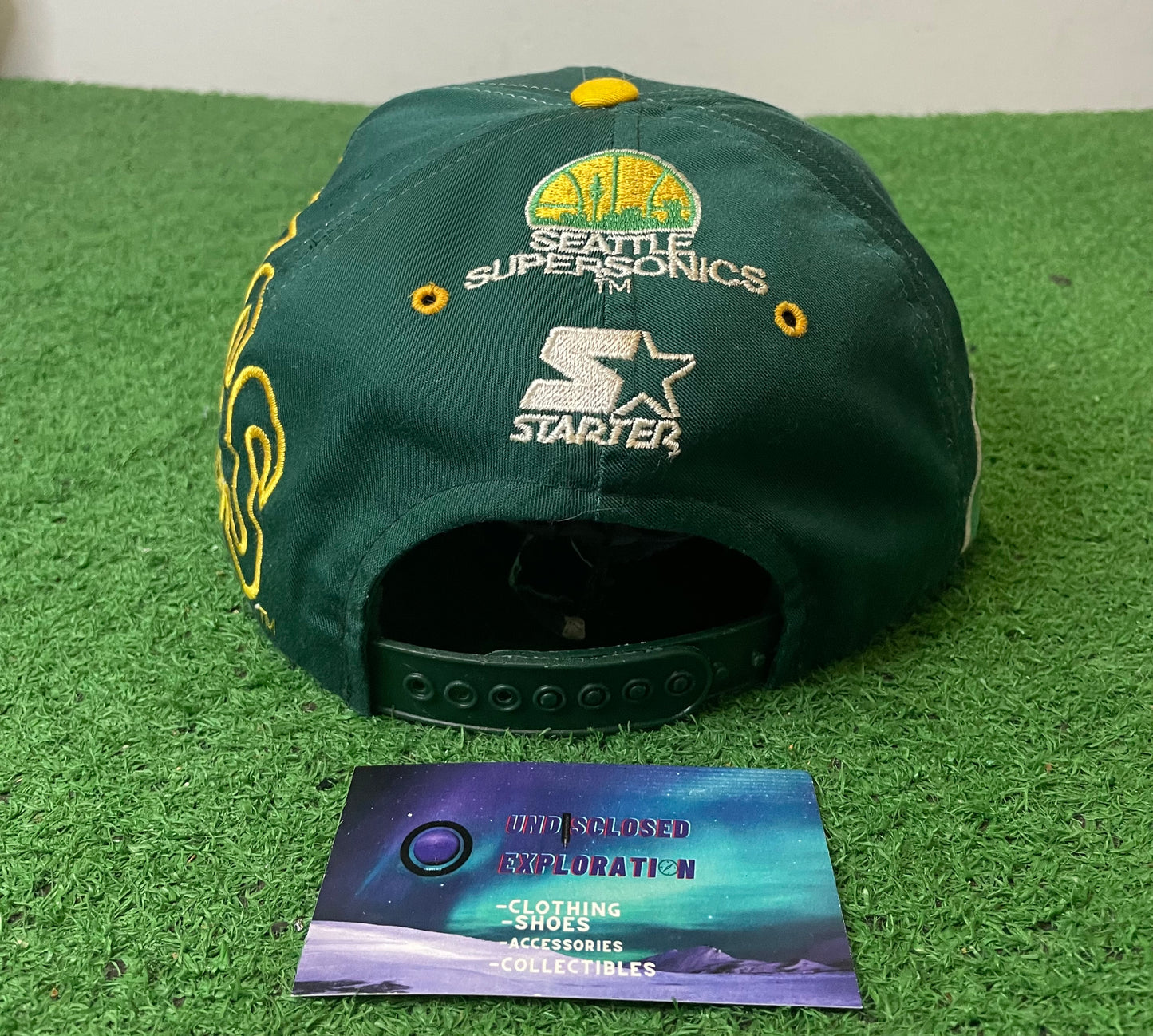 Vintage 1990s Seattle Sonics embroidered starter  hat