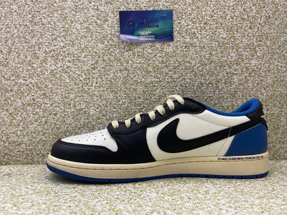 Jordan 1 Low Travis Scott Fragment 10.5 Men/12 Women “Preowned”