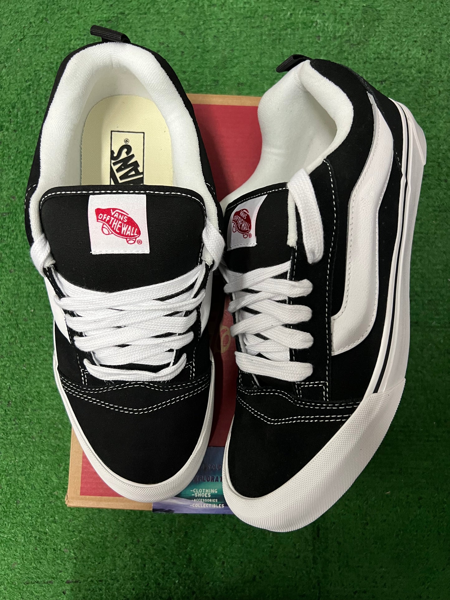 Vans Knu old skool black white