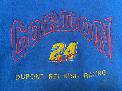 Vintage 1990s Jeff Gordon NASCAR DuPont crewneck