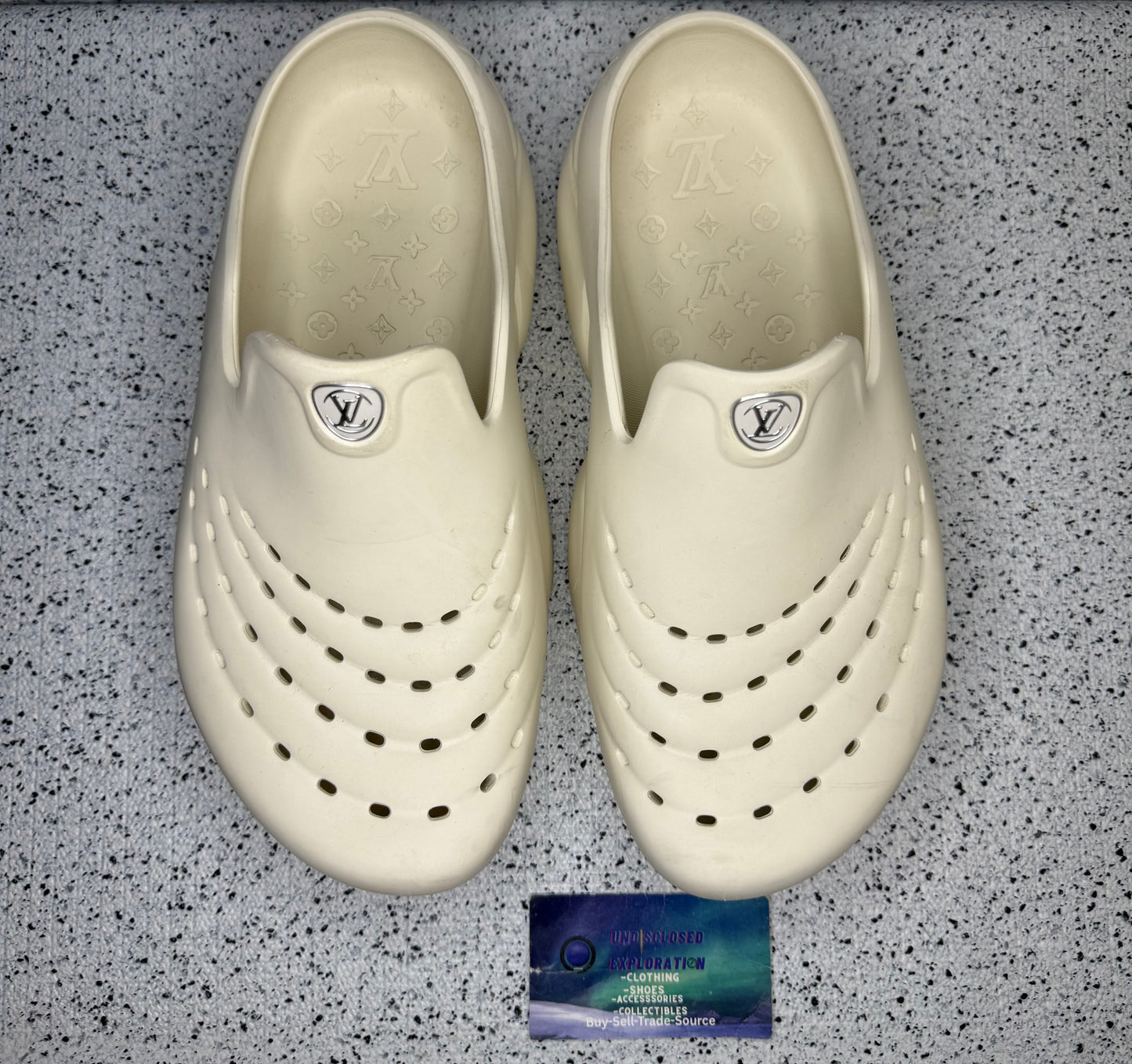 Louis Vuitton Shark Clog 8 UK/9.5 Men “Preowned”