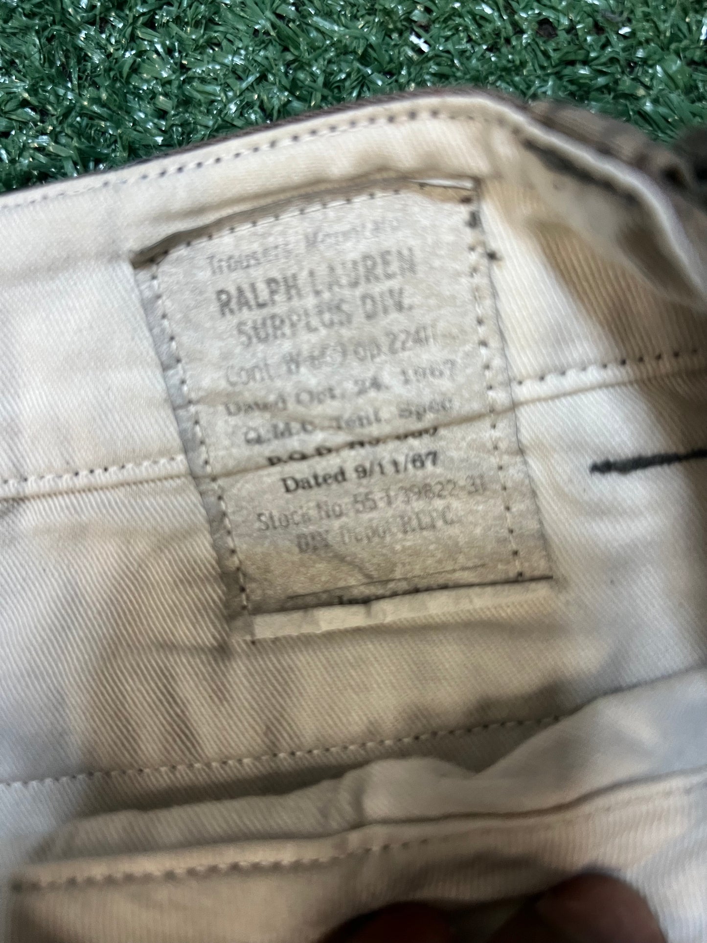 Polo Ralph Lauren utility green camo pants